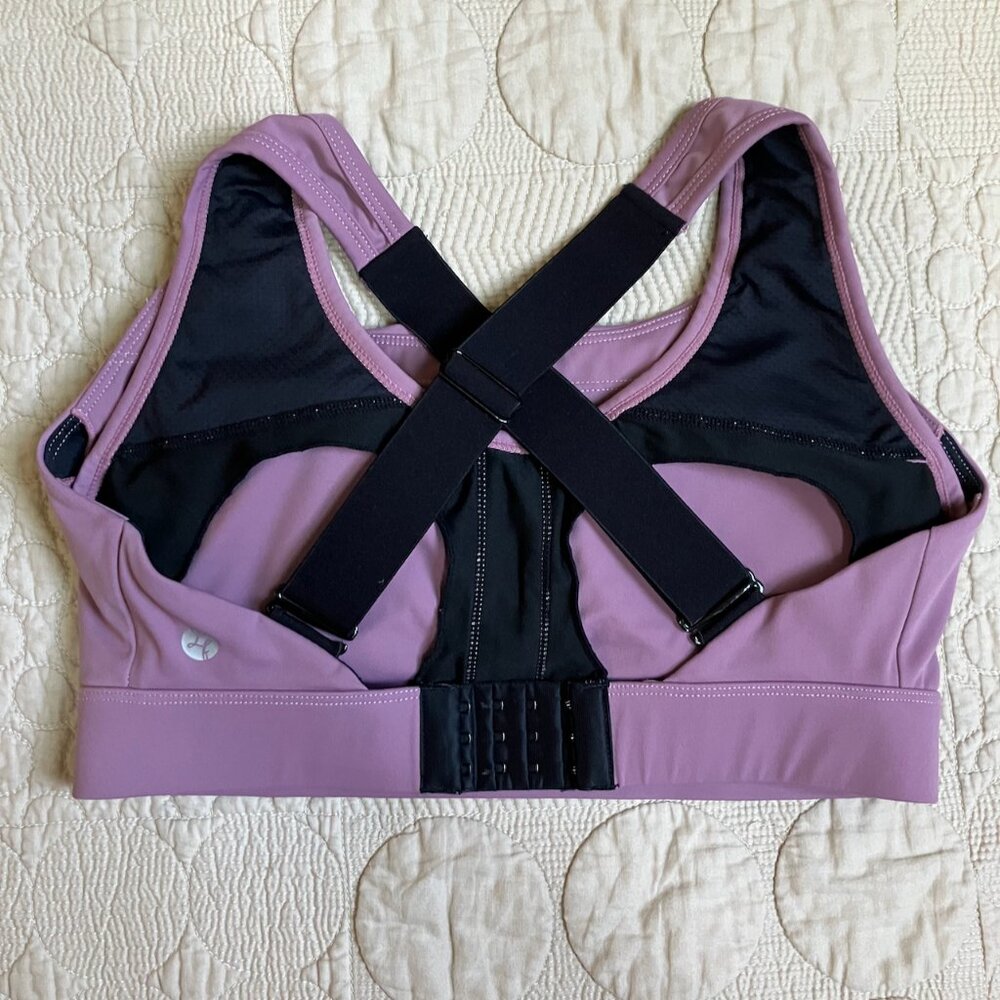 Love and Fit Athena Sports Nursing Bra, Sz. S in purple - Picture 2 of 8